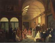 Granet Francois-Marius Meeting of the Monastic Chapter  - Hermitage